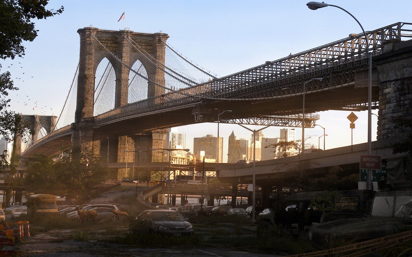 Quarantine, Post York, Bridge, Aesthetic, New, Gray, Apocalyptic