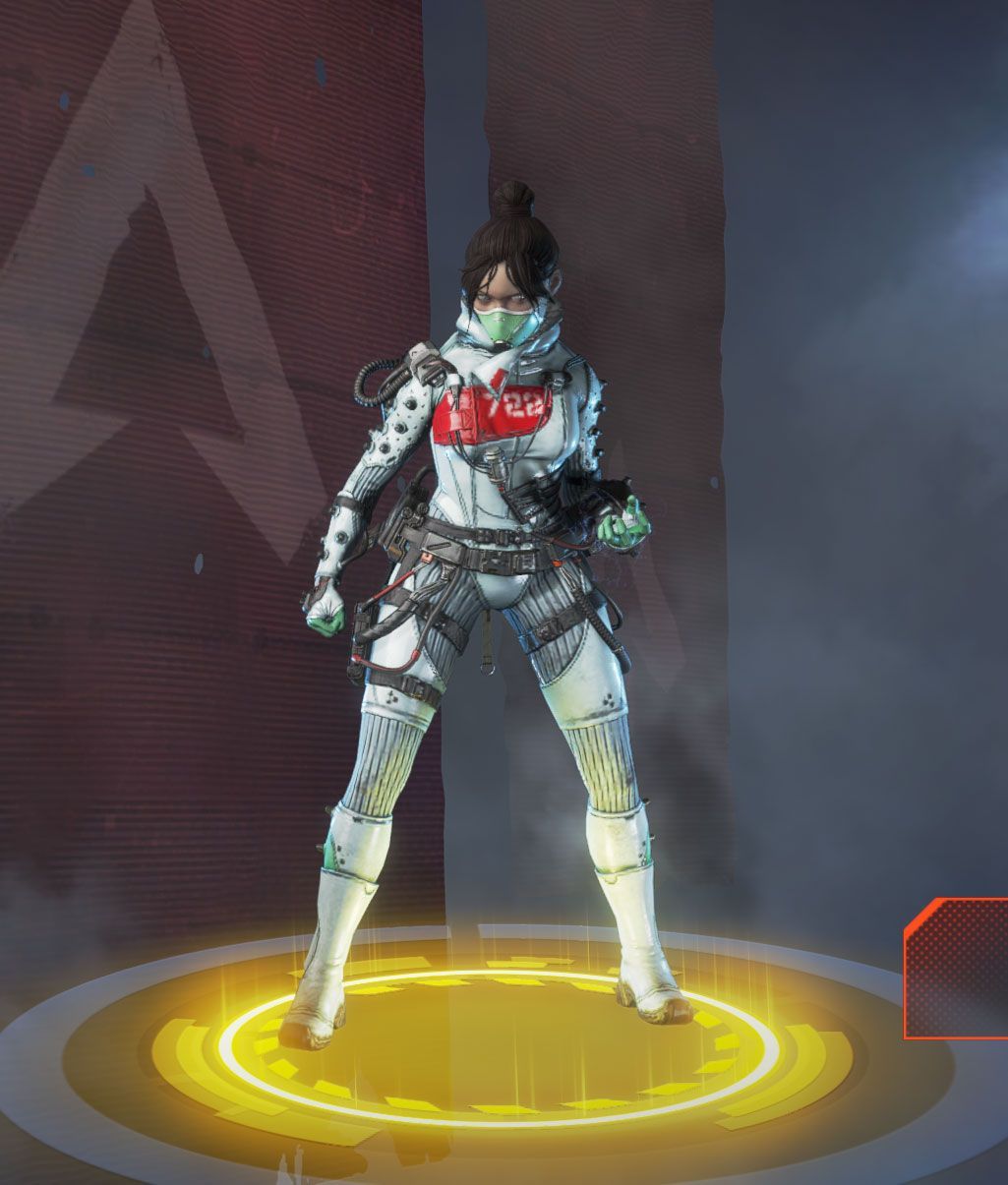 The Quarantine 722 skin for Wraith in Apex Legends! checkout