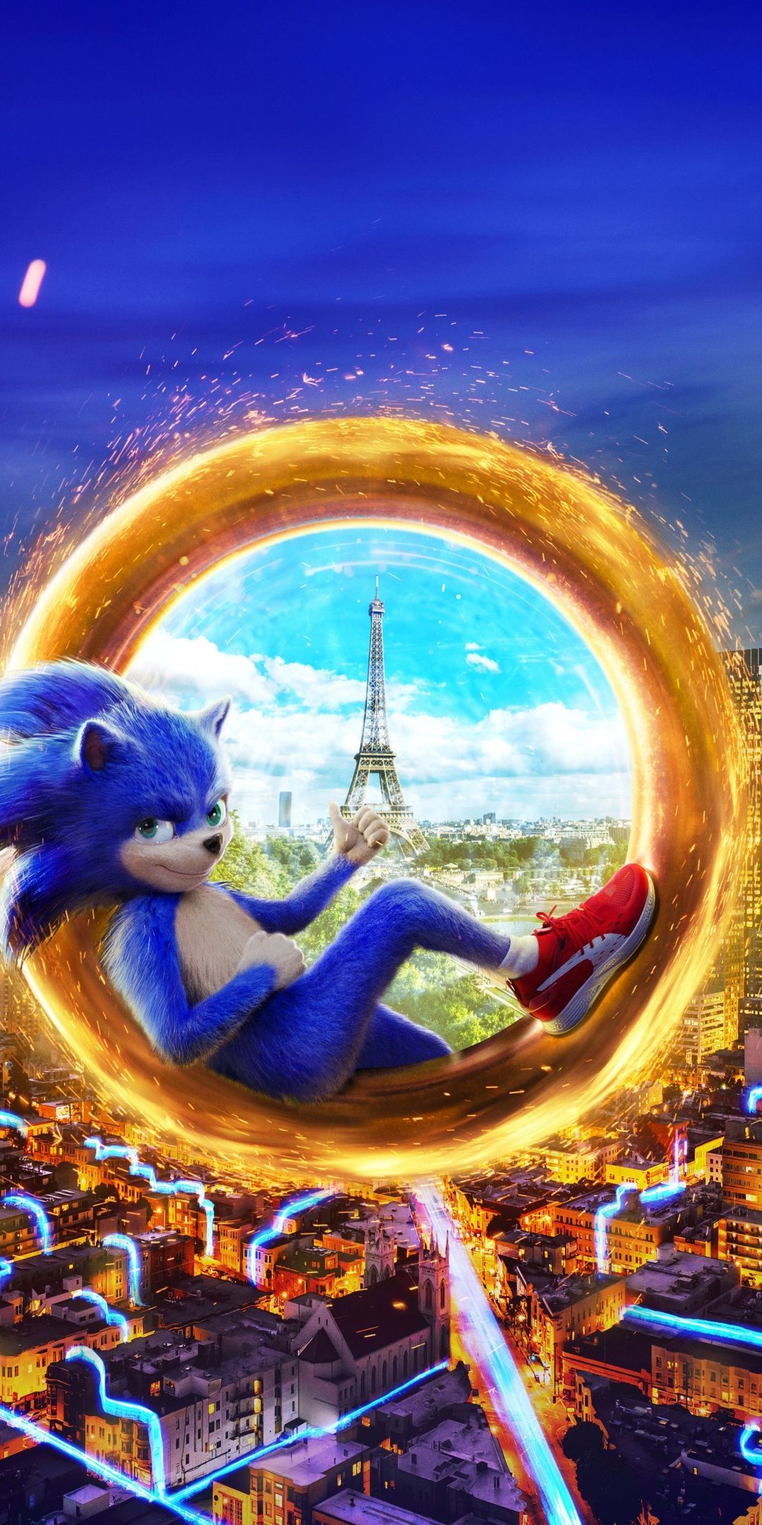 Sonic The Hedgehog, 2019 movie wallpaper