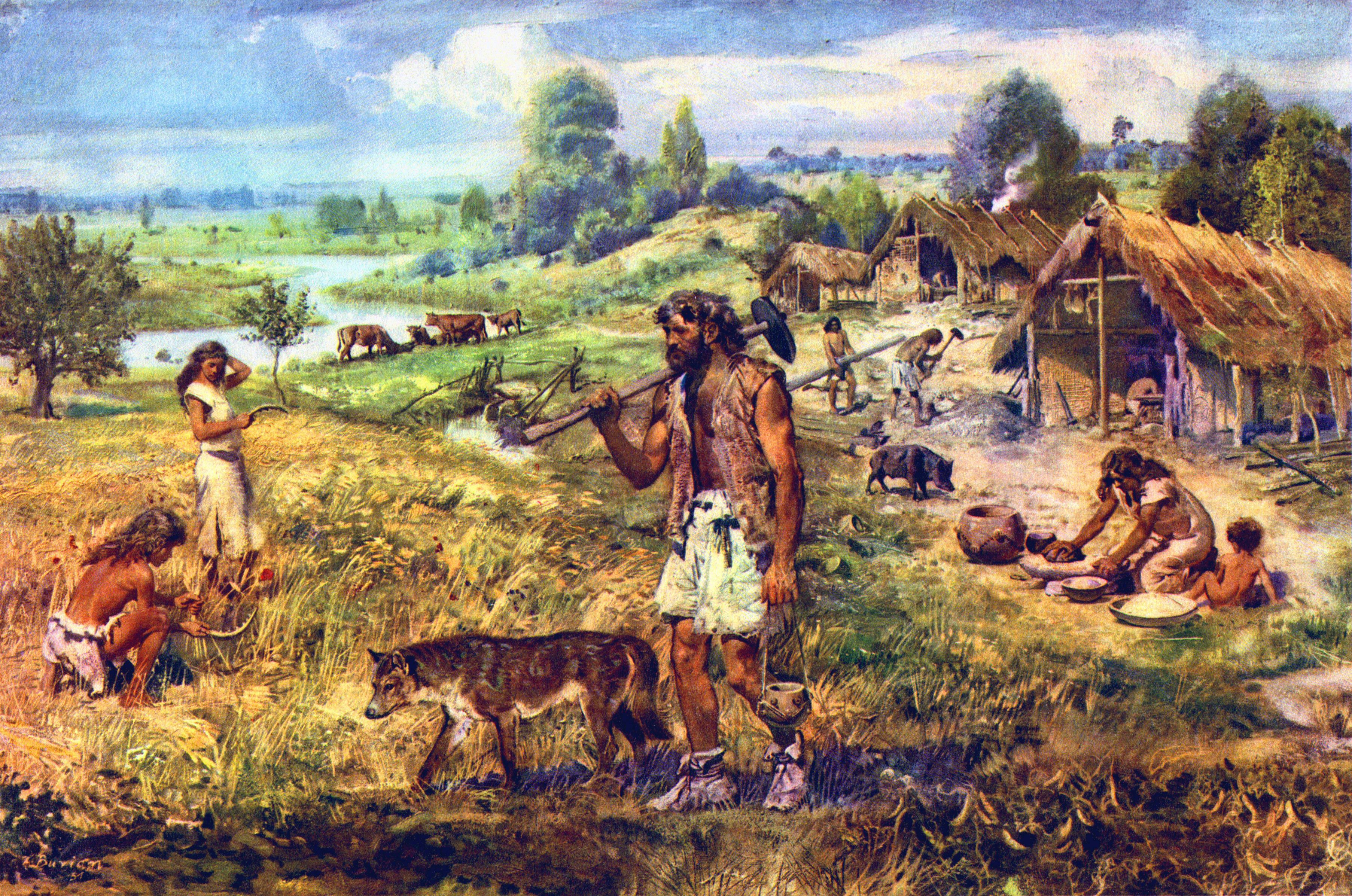neolithic settlement Pictorial art