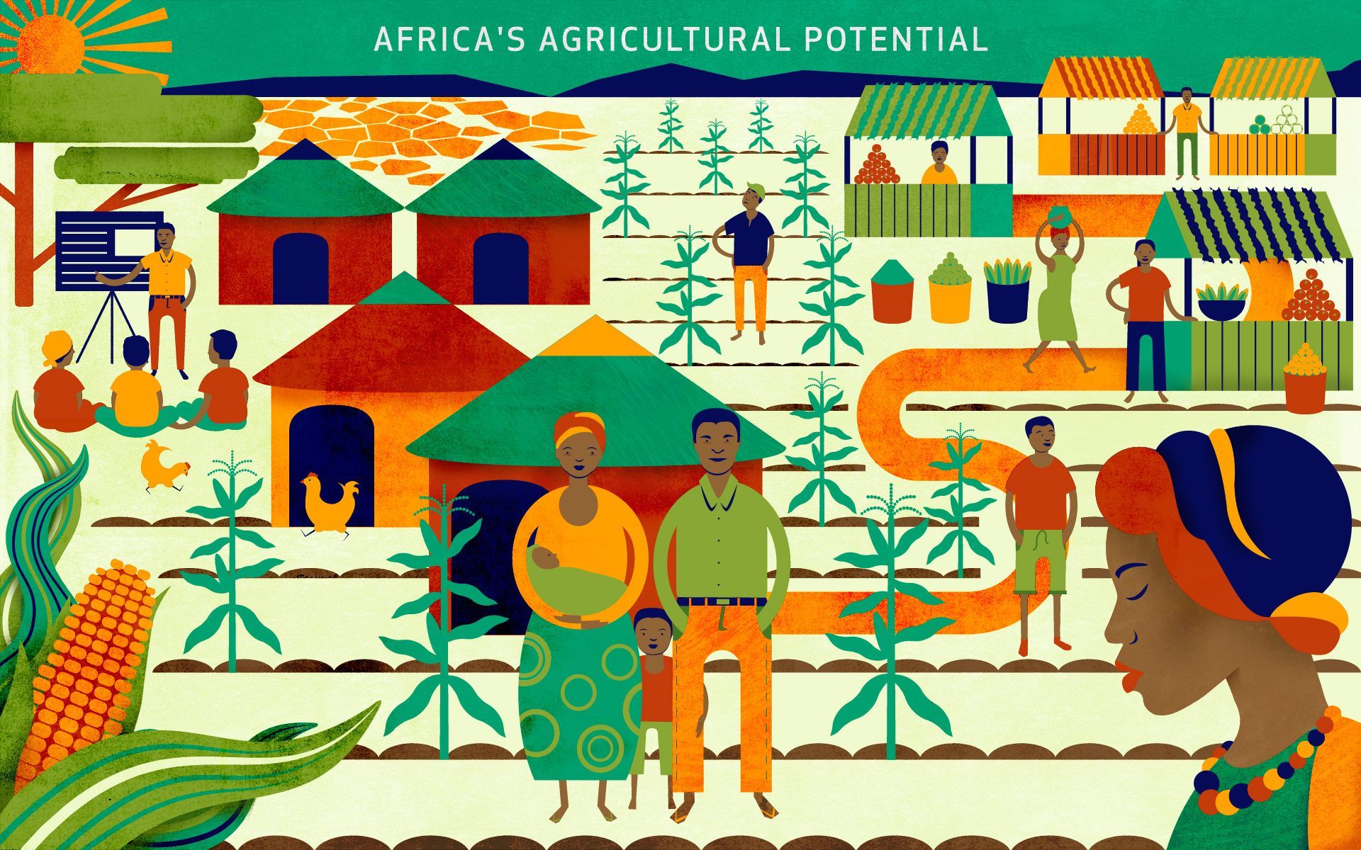 African agriculture has the greatest promise: a growing population