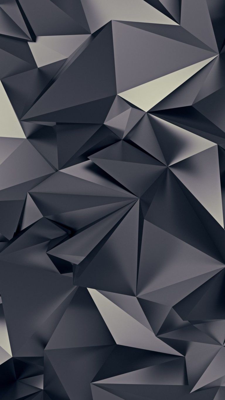 geometric dark, polygon, iPhone Wallpaper. Geometric wallpaper