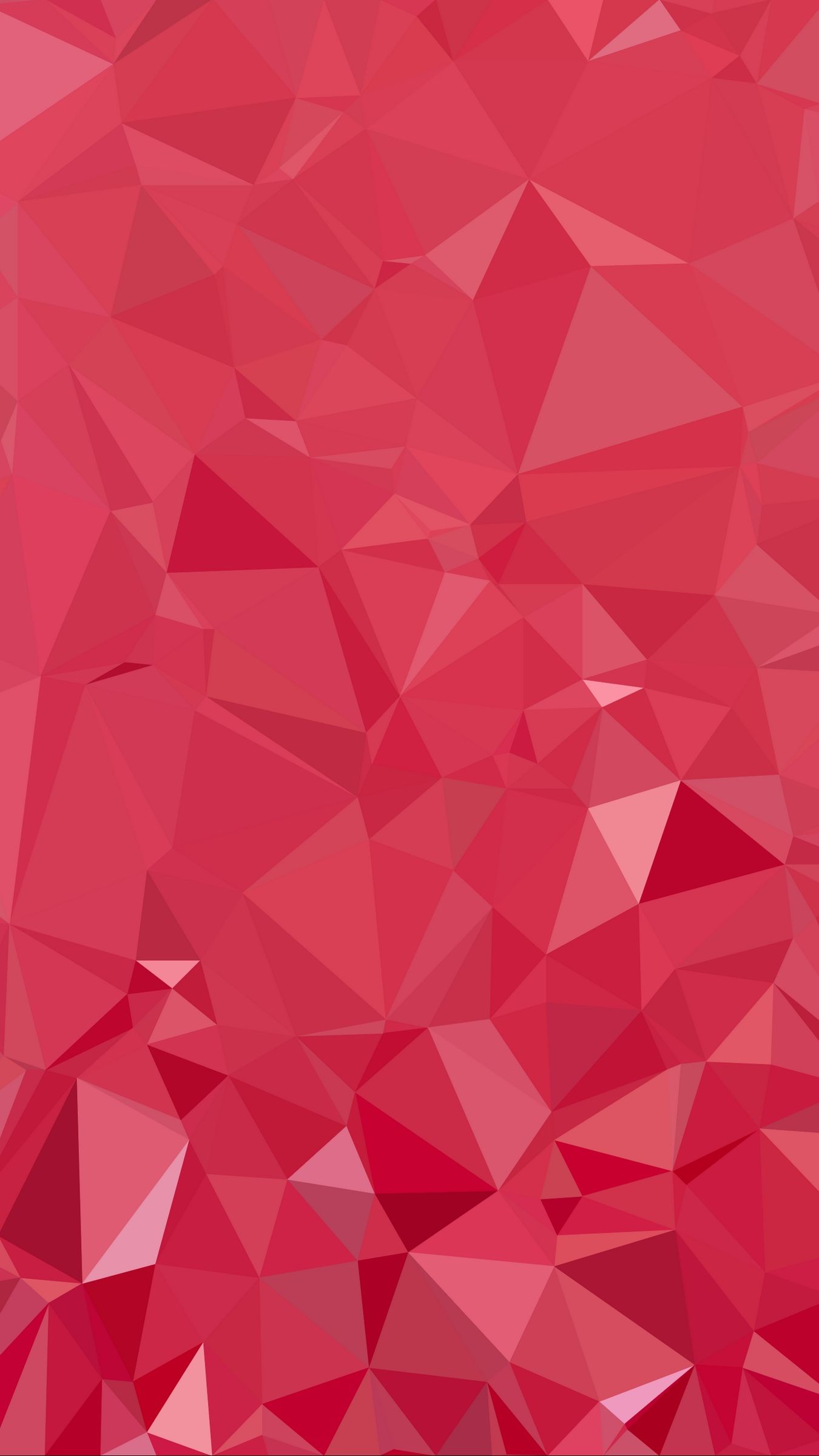 Download wallpaper 1350x2400 polygon, triangles, geometric, red