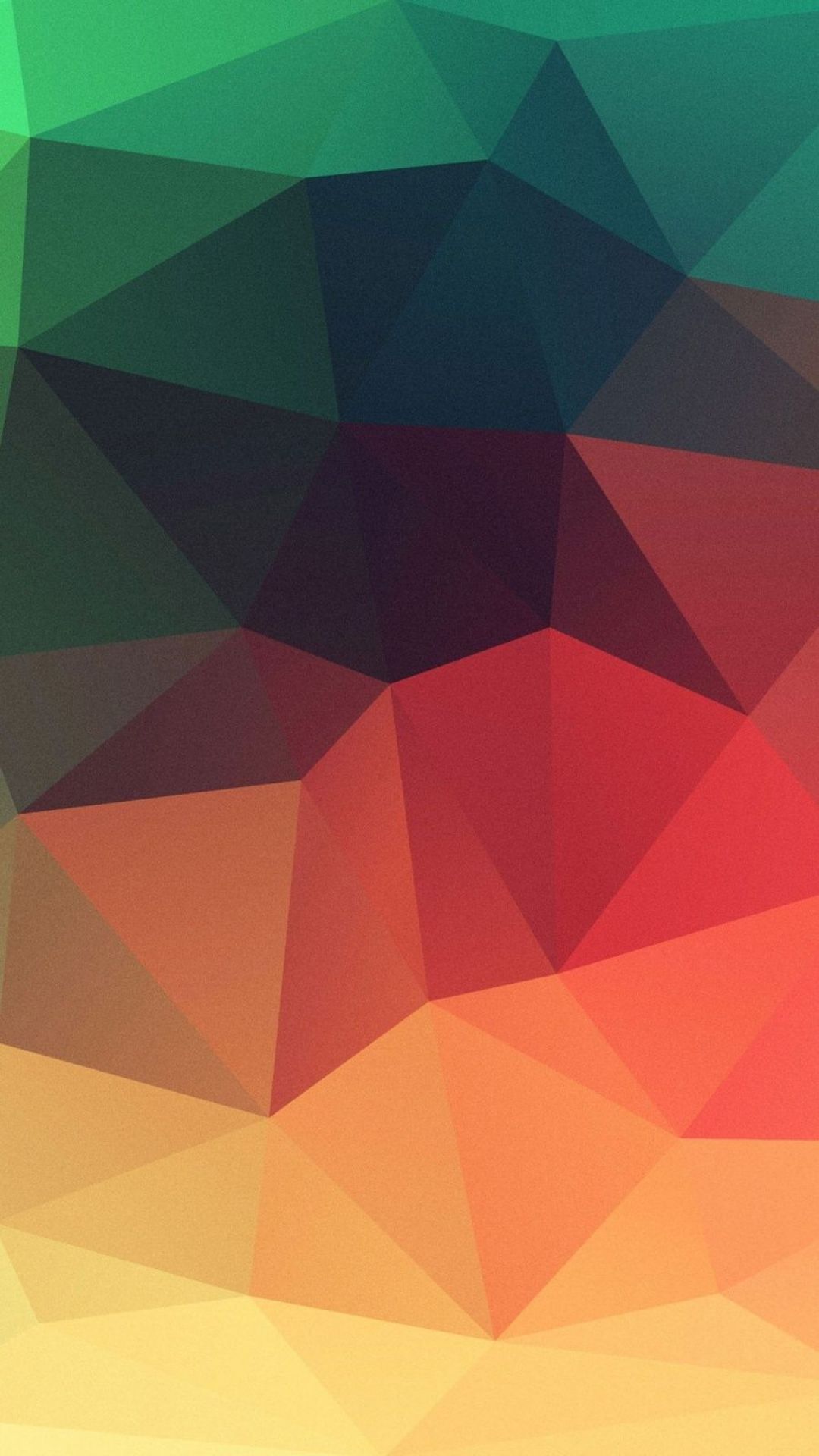Green Polygon HD Wallpaper Desktop Background / Android
