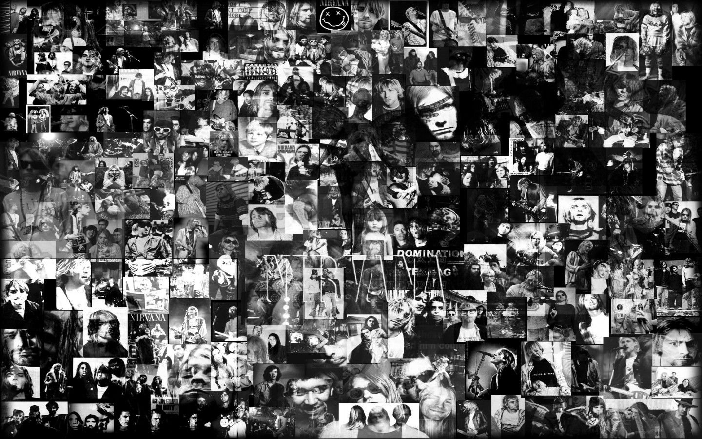 Black And White Collage Wallpaper