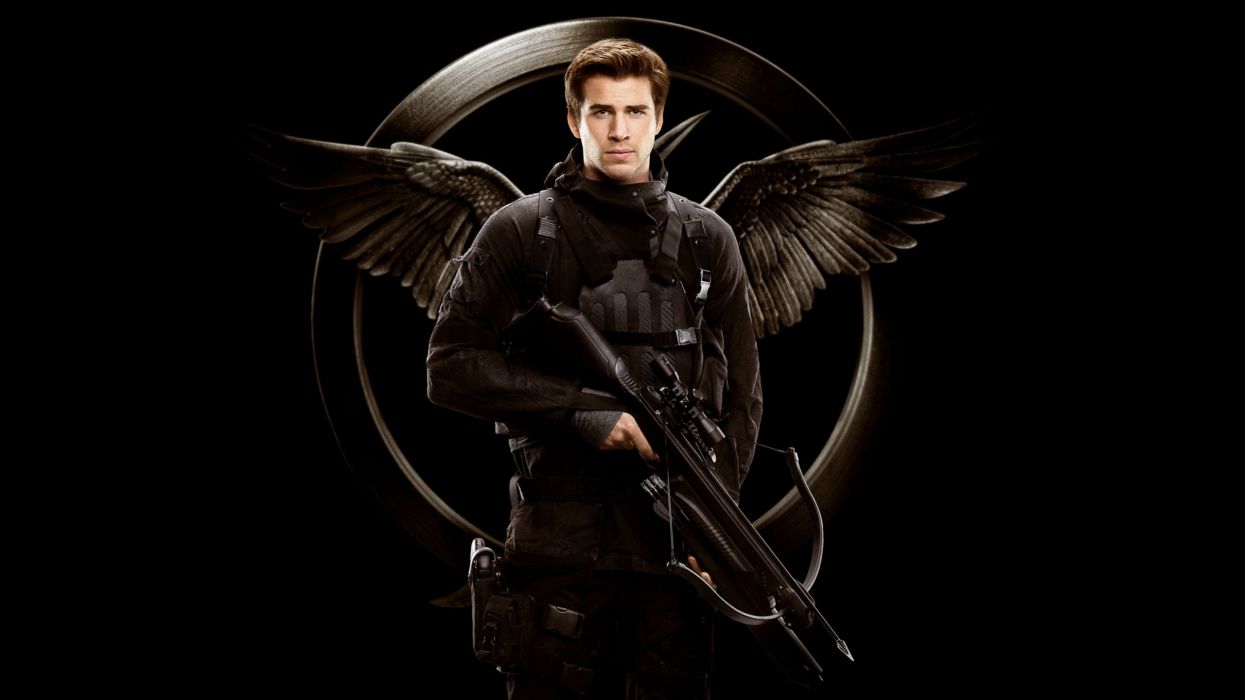 THE HUNGER GAMES Hemsworth Gale Bow Wallpaperx1440