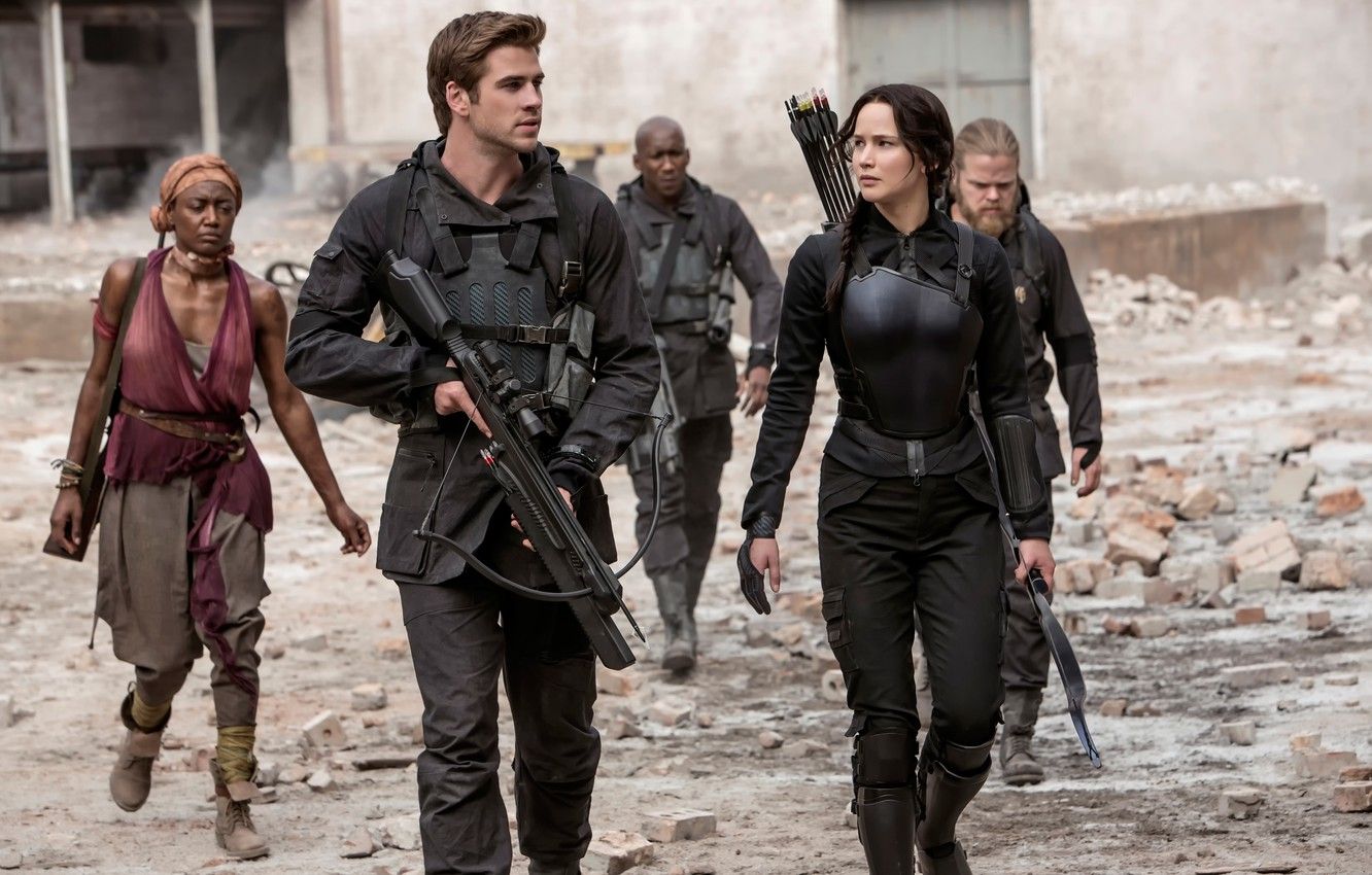 Wallpaper Jennifer Lawrence, Katniss, The Hunger Games:Mockingjay