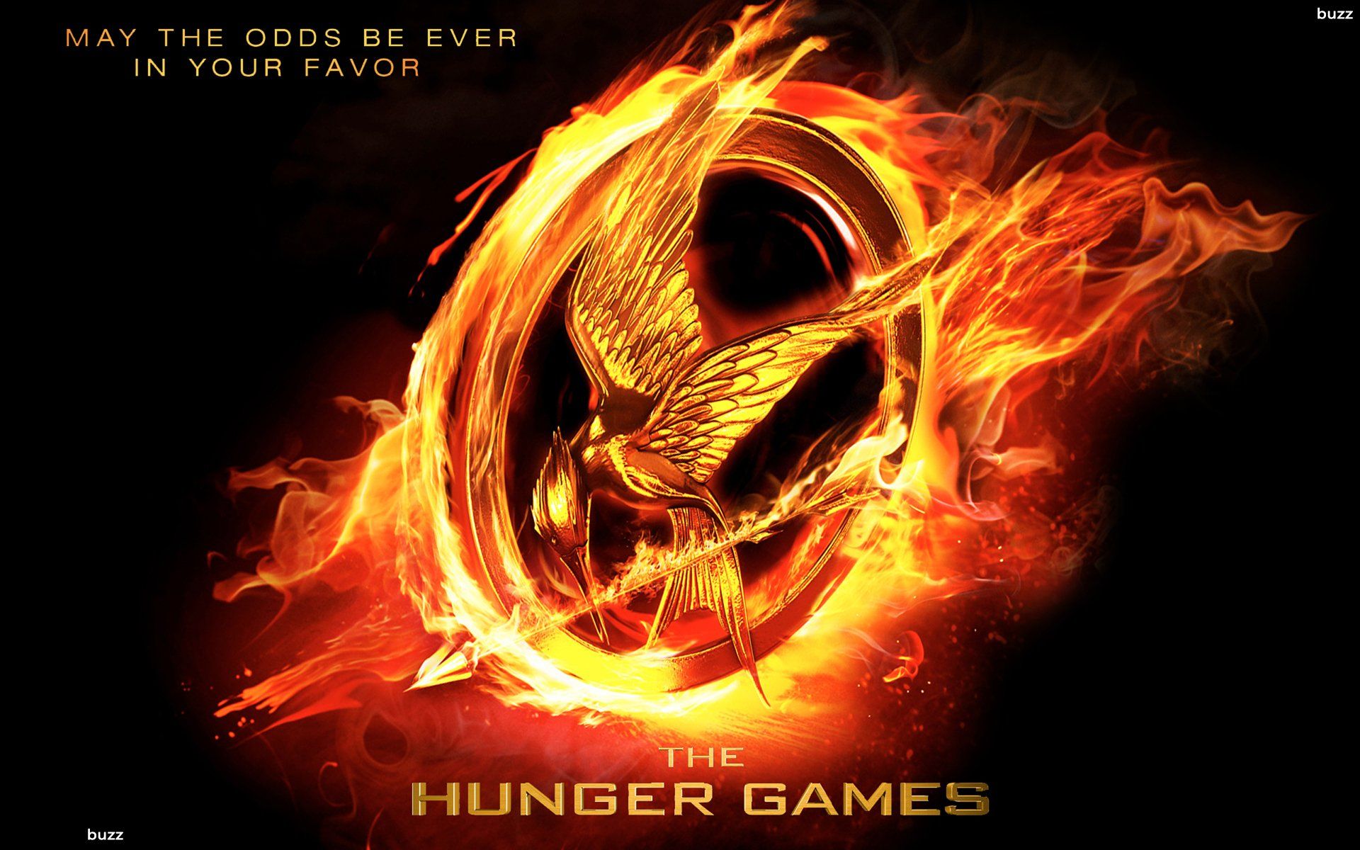 Symbol of The Hunger Games HD Wallpaper