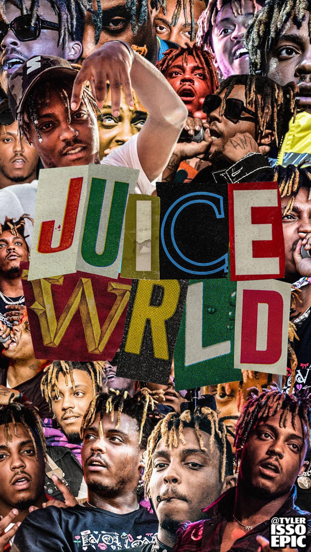 Juice WRLD Collage Wallpaper Made By Me In Memorial Of Juice