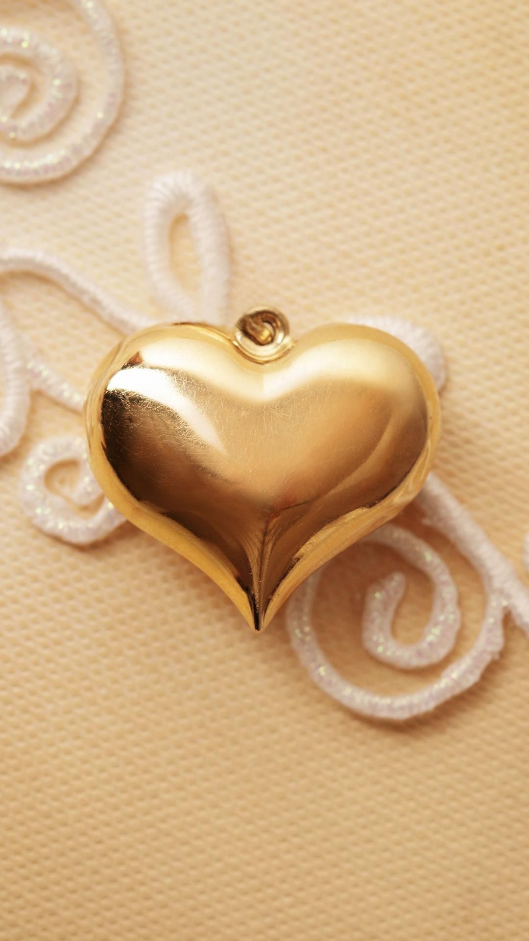 Gold Heart Wallpaper Cute Rose Gold
