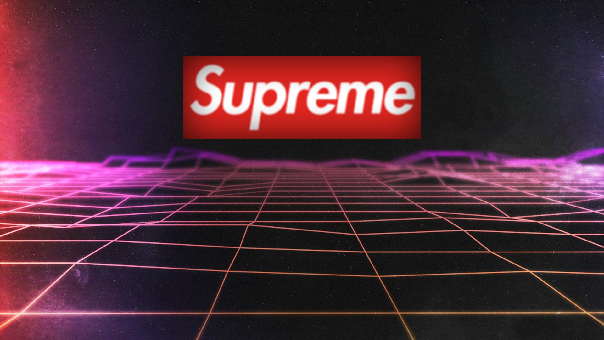 Supreme x 80s Aesthetic Wallpaper. Neon wallpaper, Retro