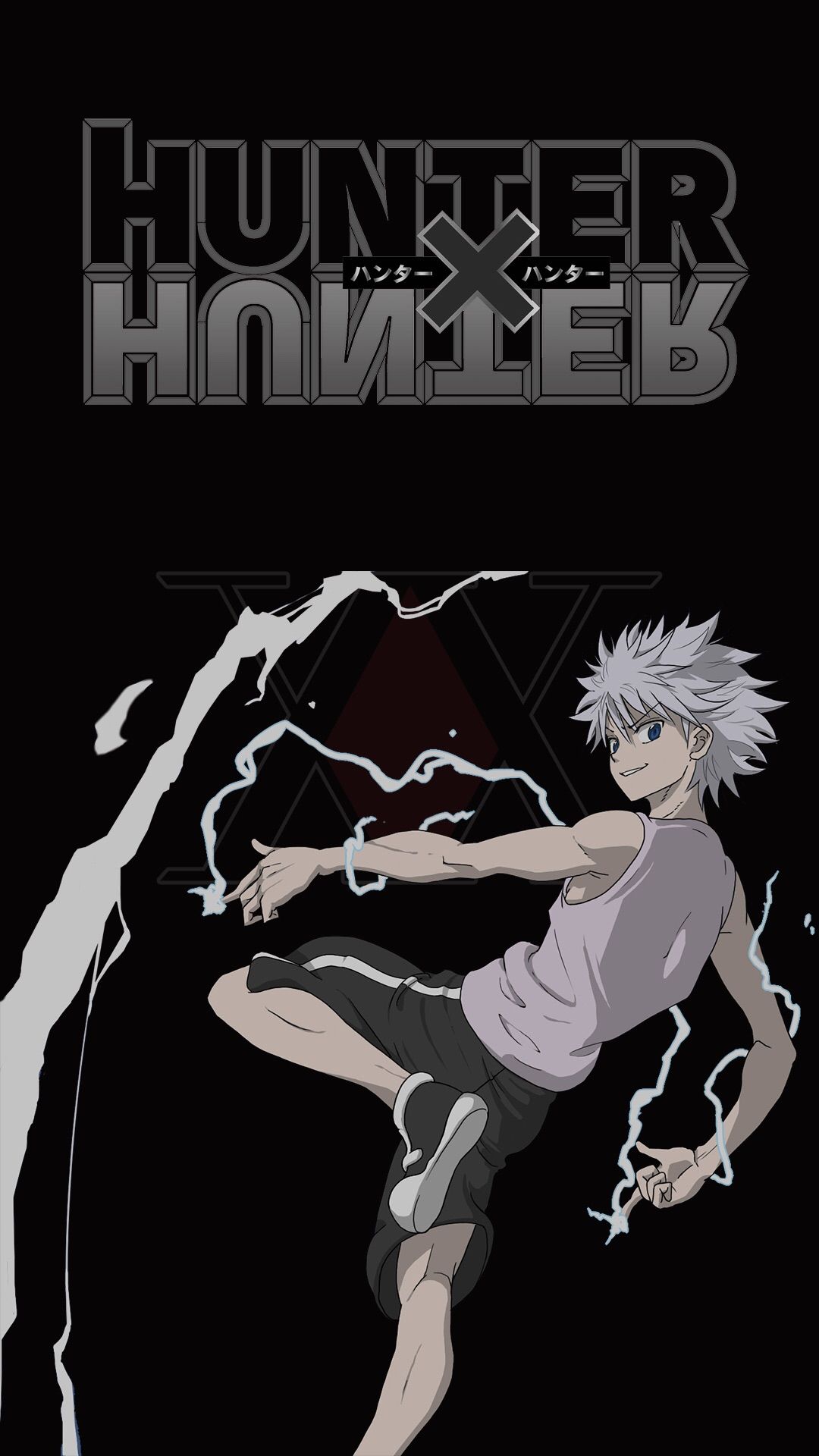 Anime Hunter x Hunter, Killua Zoldyck, Grey Hair, 750x1334 Phone