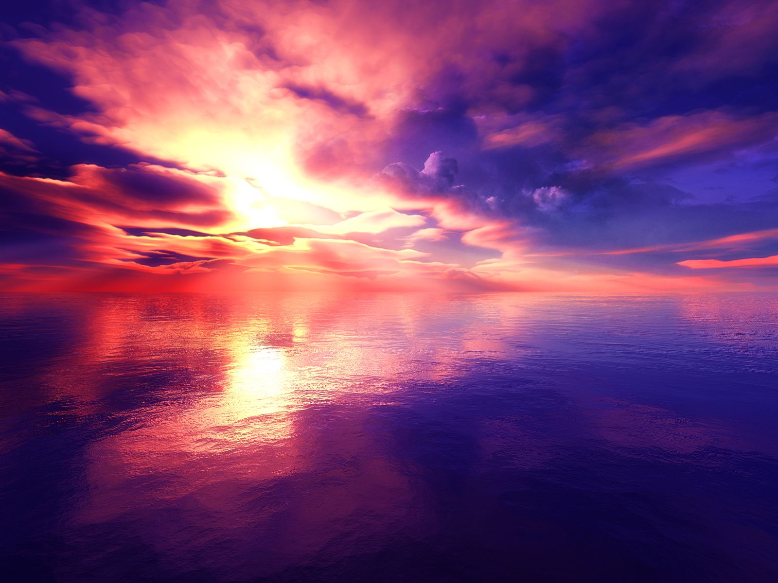 Free download Purple sunset landscape wallpaper Desktop Background