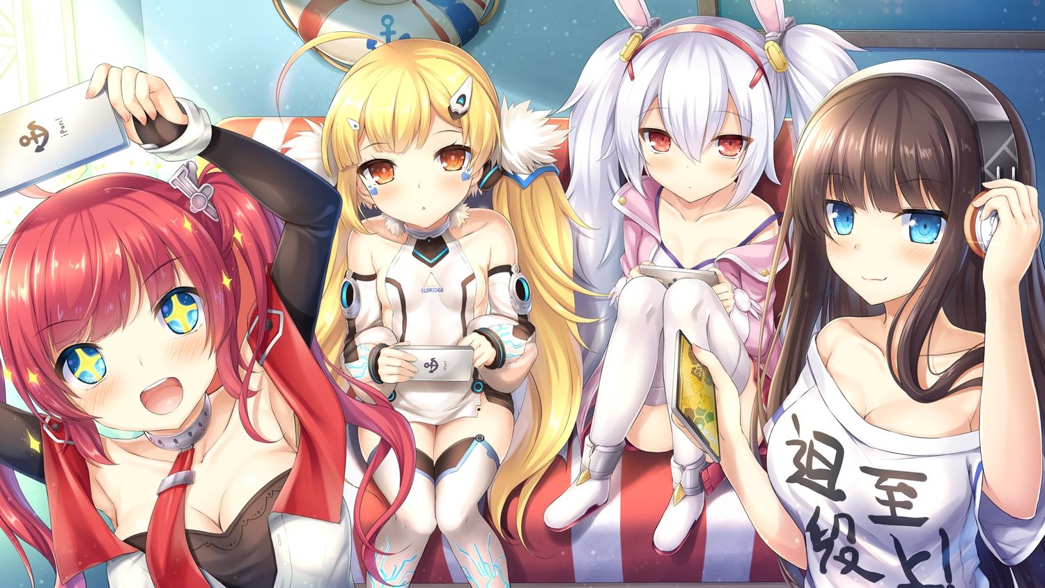 anthropomorphism azur lane eldridge (azur lane) group laffey (azur