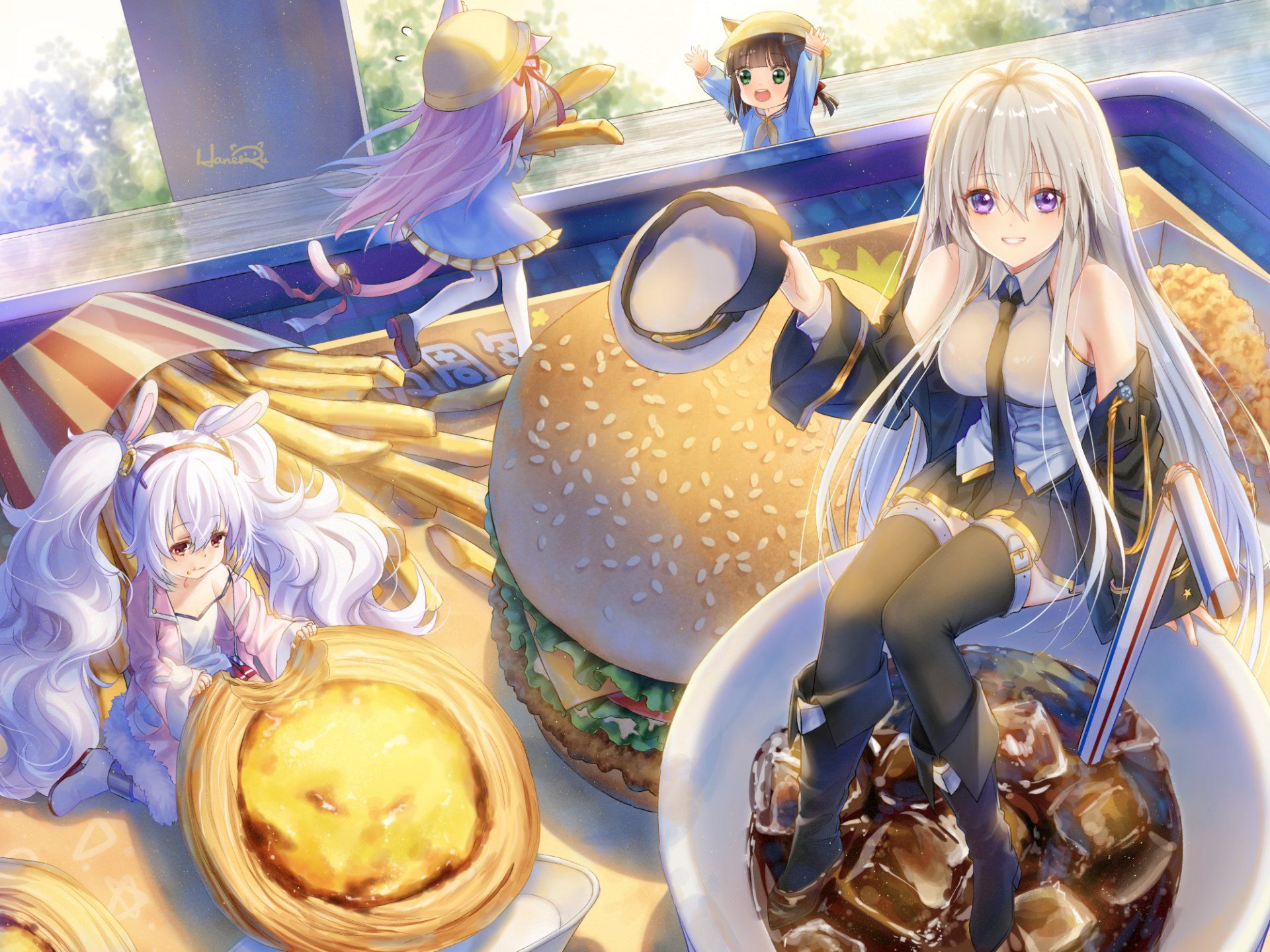 Anime Azur Lane Enterprise (Azur Lane) Kisaragi (Azur Lane) Laffey