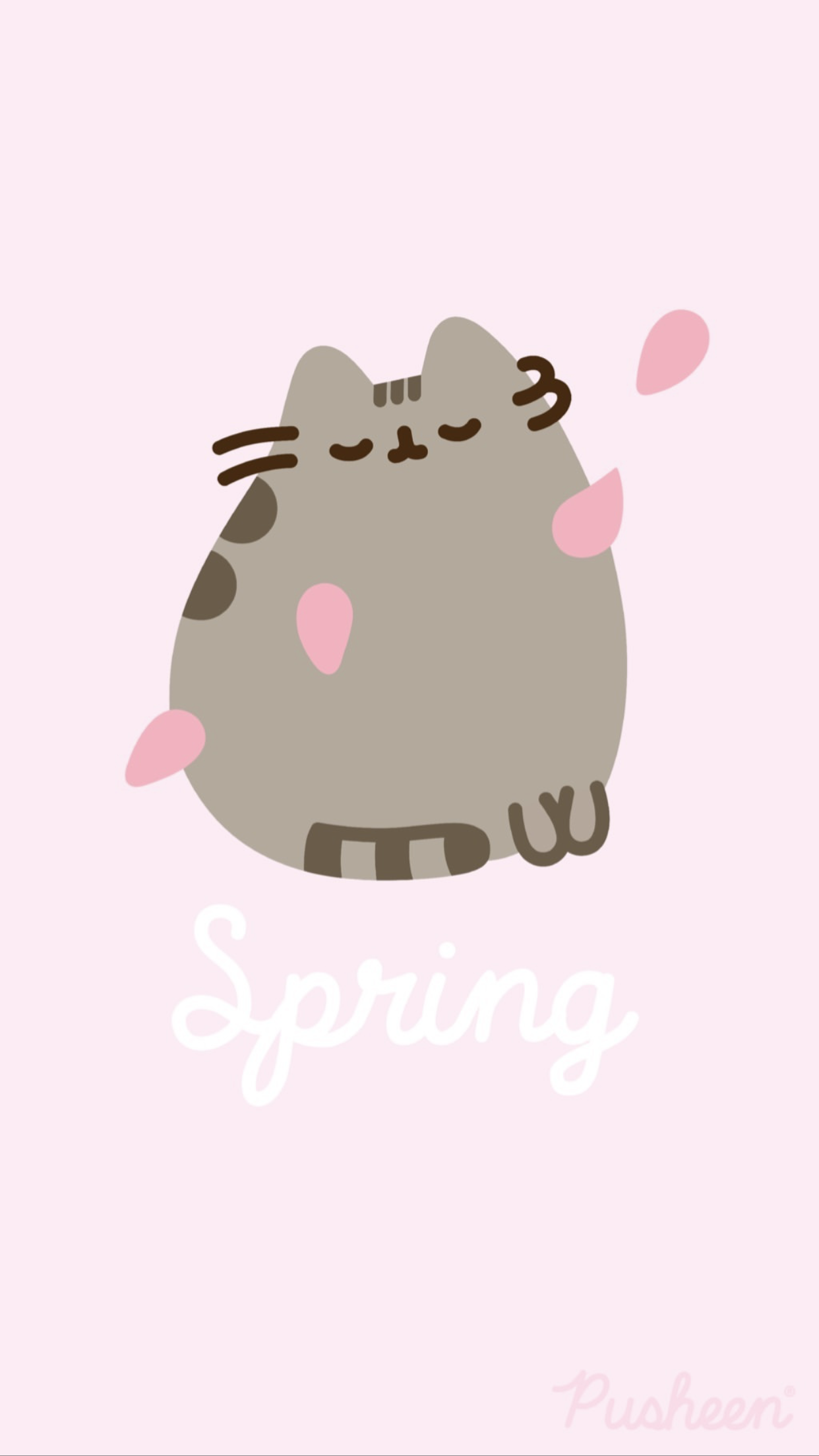 Spring Pusheen Wallpapers Wallpaper Cave