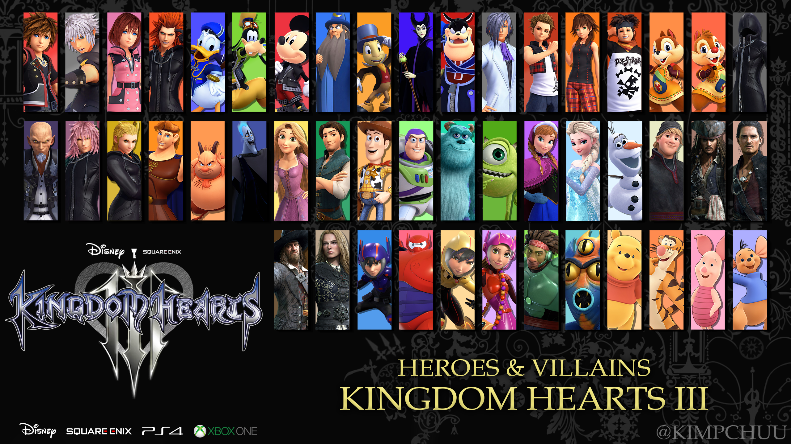 Media] [KH3] The Heroes and Villains of Kingdom Hearts 3