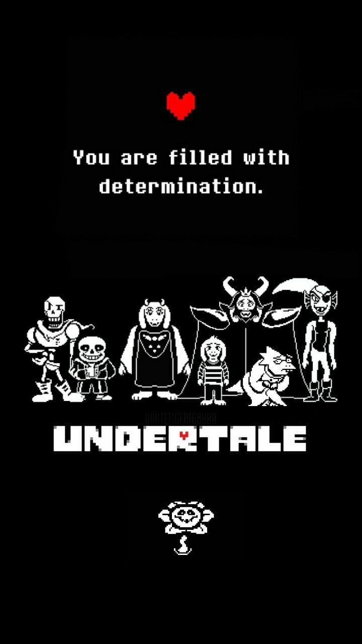Undertale Filled With Determination Wallpaper!