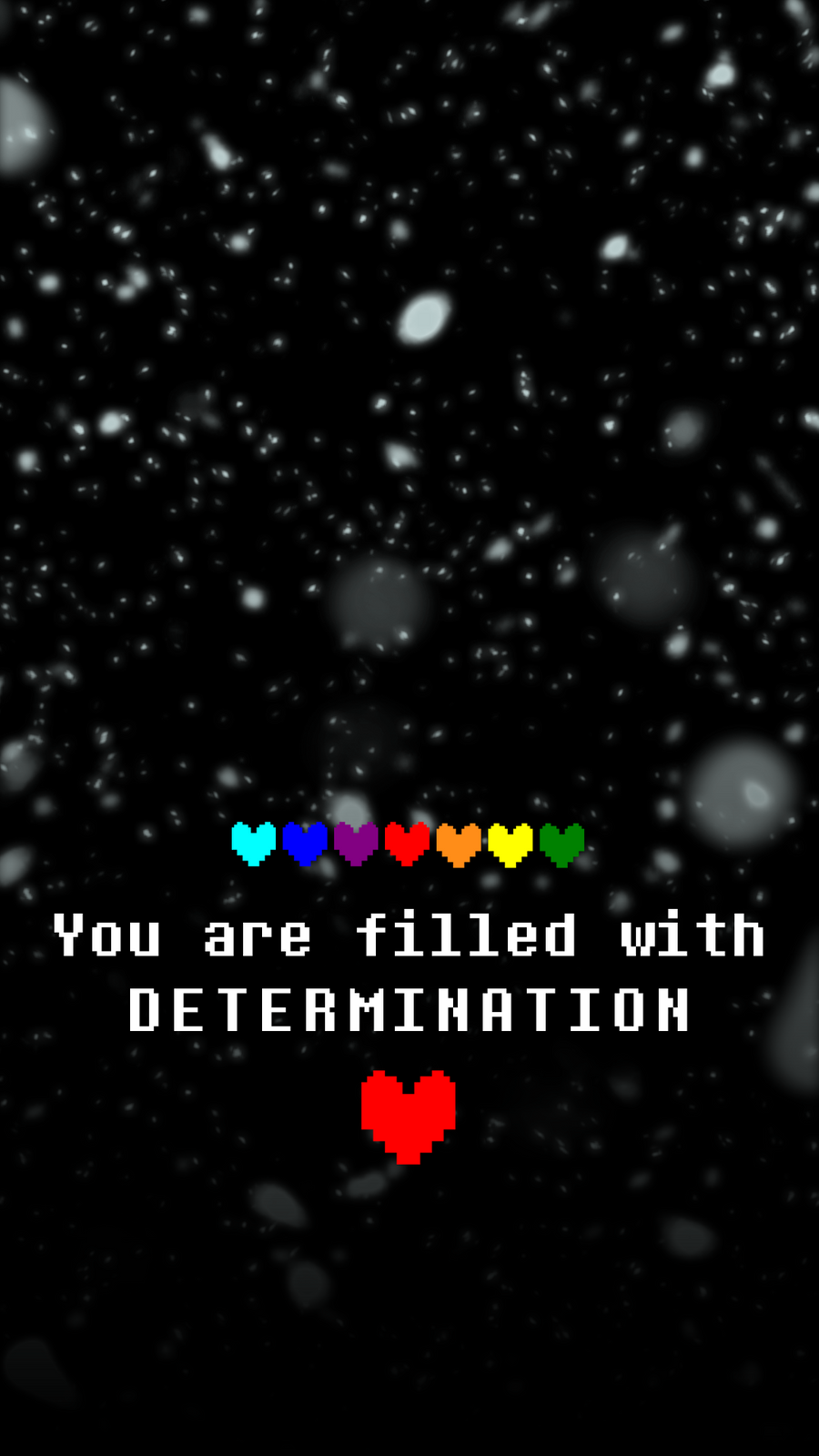 I made an undertale wallpaper because I couldn't find one that I