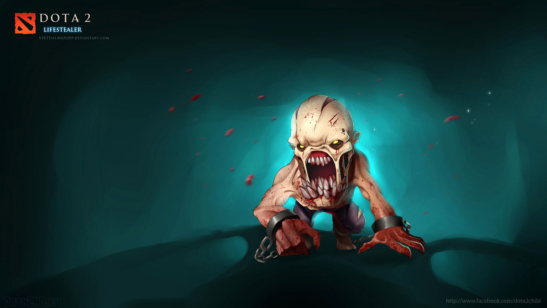 lifestealer, chibi, dota 2 1200P Wallpaper, HD Games 4K