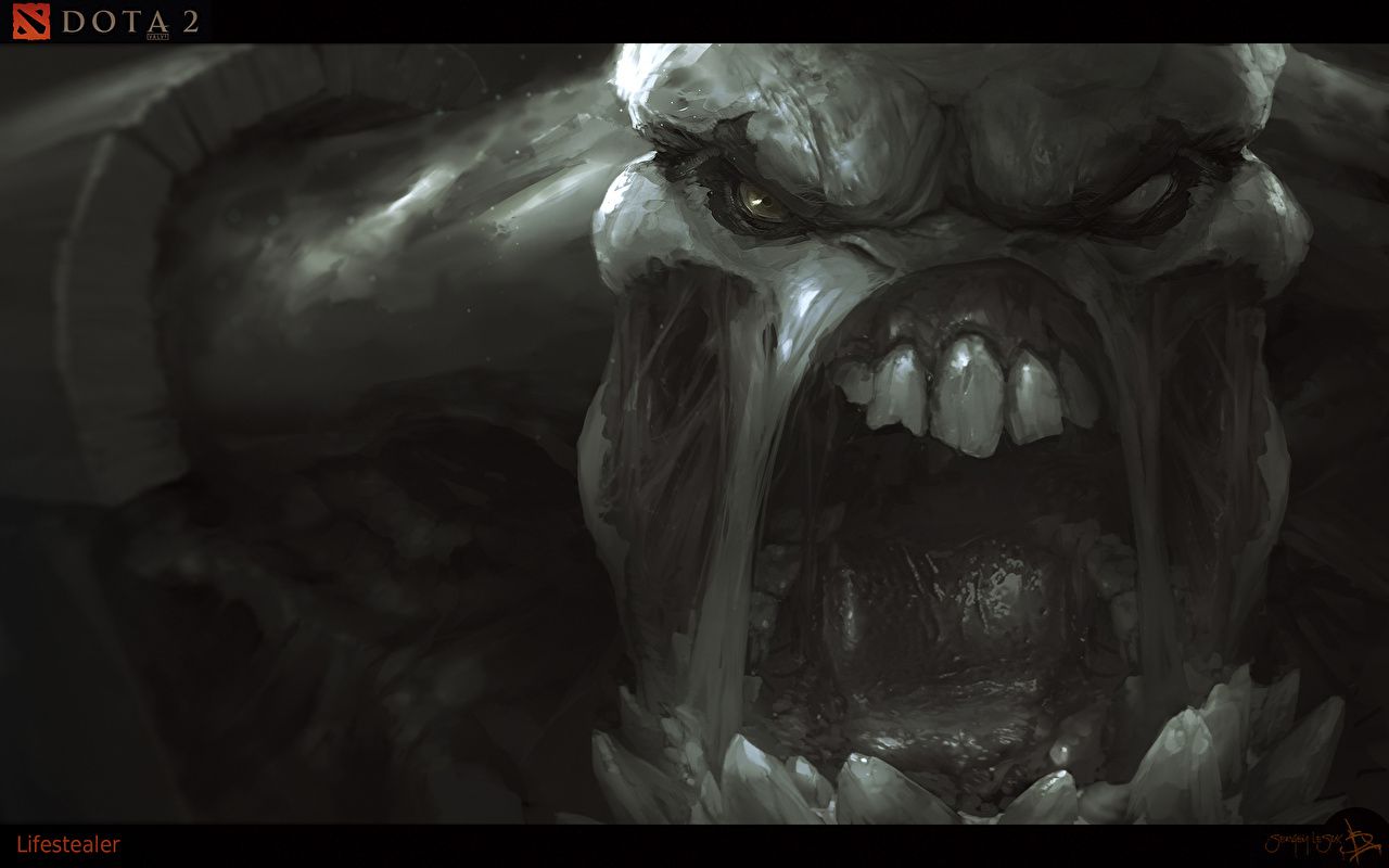 Wallpaper DOTA 2 Lifestealer Monsters Fantasy Games
