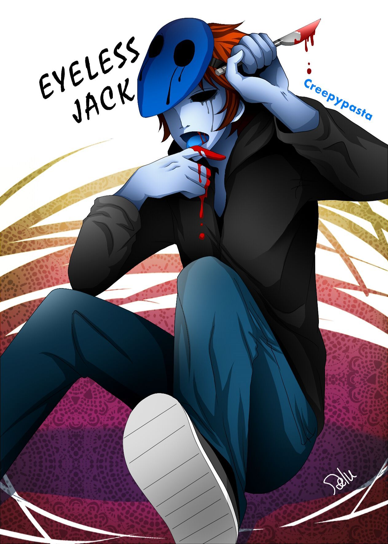 Eyeless Jack Anime Image Board. Creepypasta, Jack