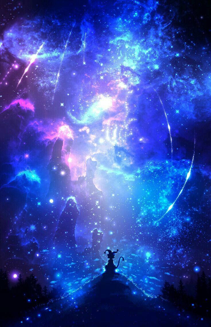 Soul. Anime galaxy, Anime scenery, Sky anime