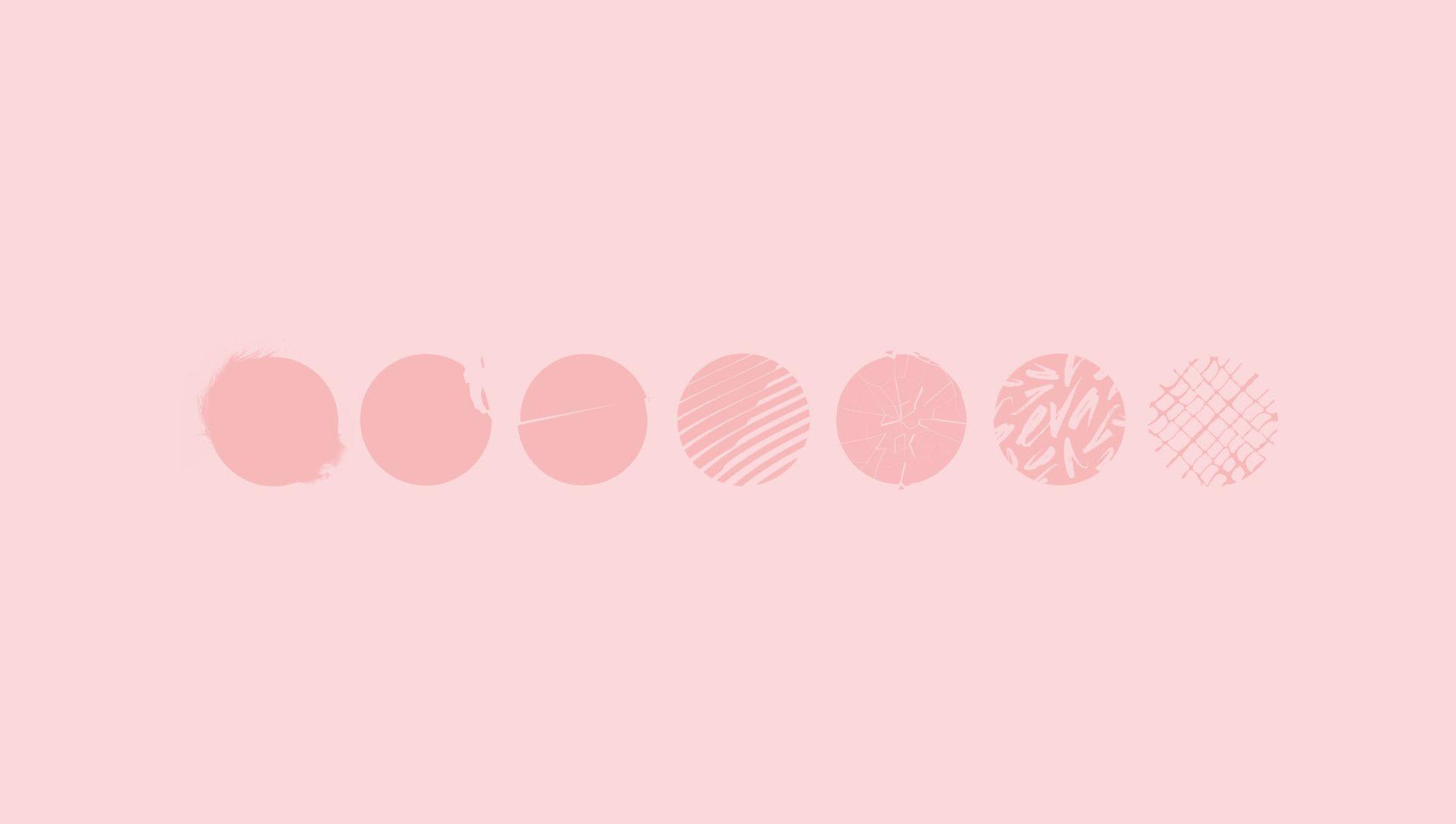 Aesthetic Pink Desktop Wallpaper