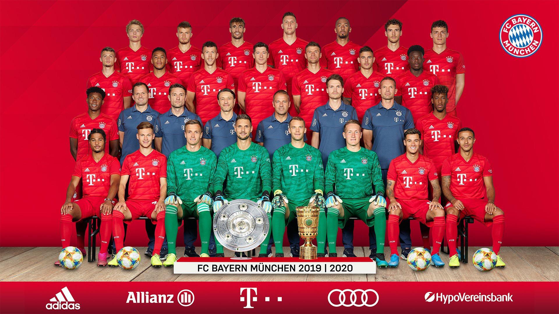 FC Bayern's 2019 20 Official Team Photo
