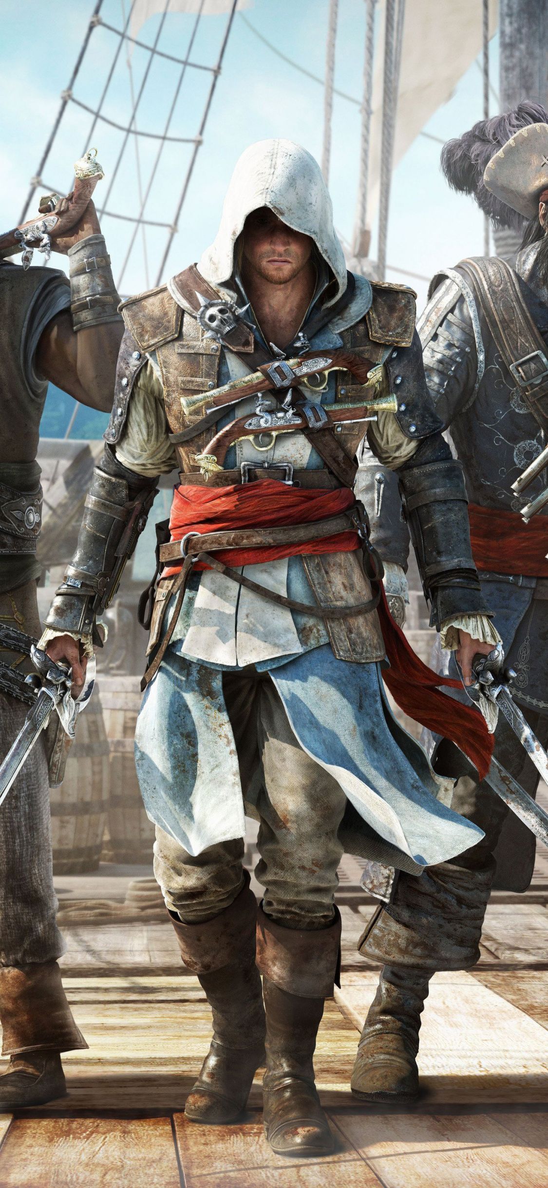 Download 1125x2436 wallpapers assassin's creed iv: black flag