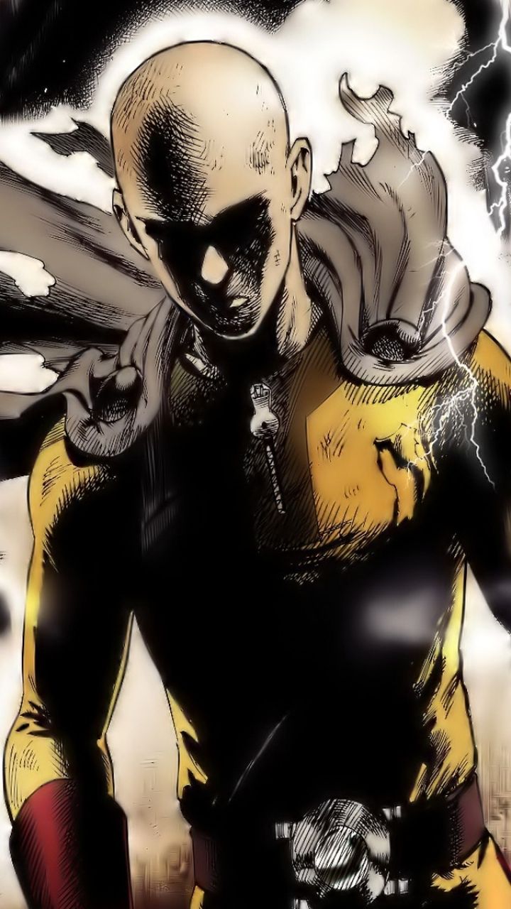 Anime One-Punch Man, Saitama (One-Punch Man), 1080x2280 Phone HD Wallpaper