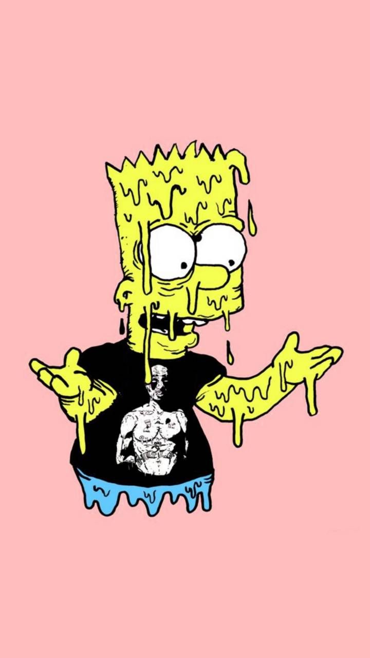 Slimy Bart wallpaper