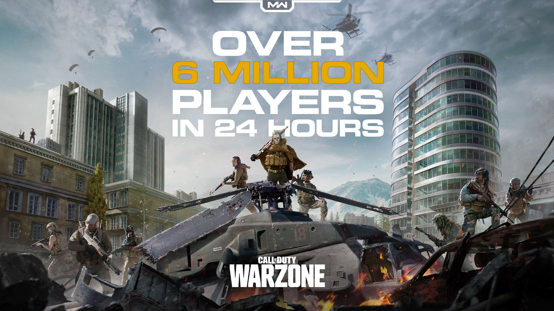 Call of Duty Warzone hit 6 million players in just one day