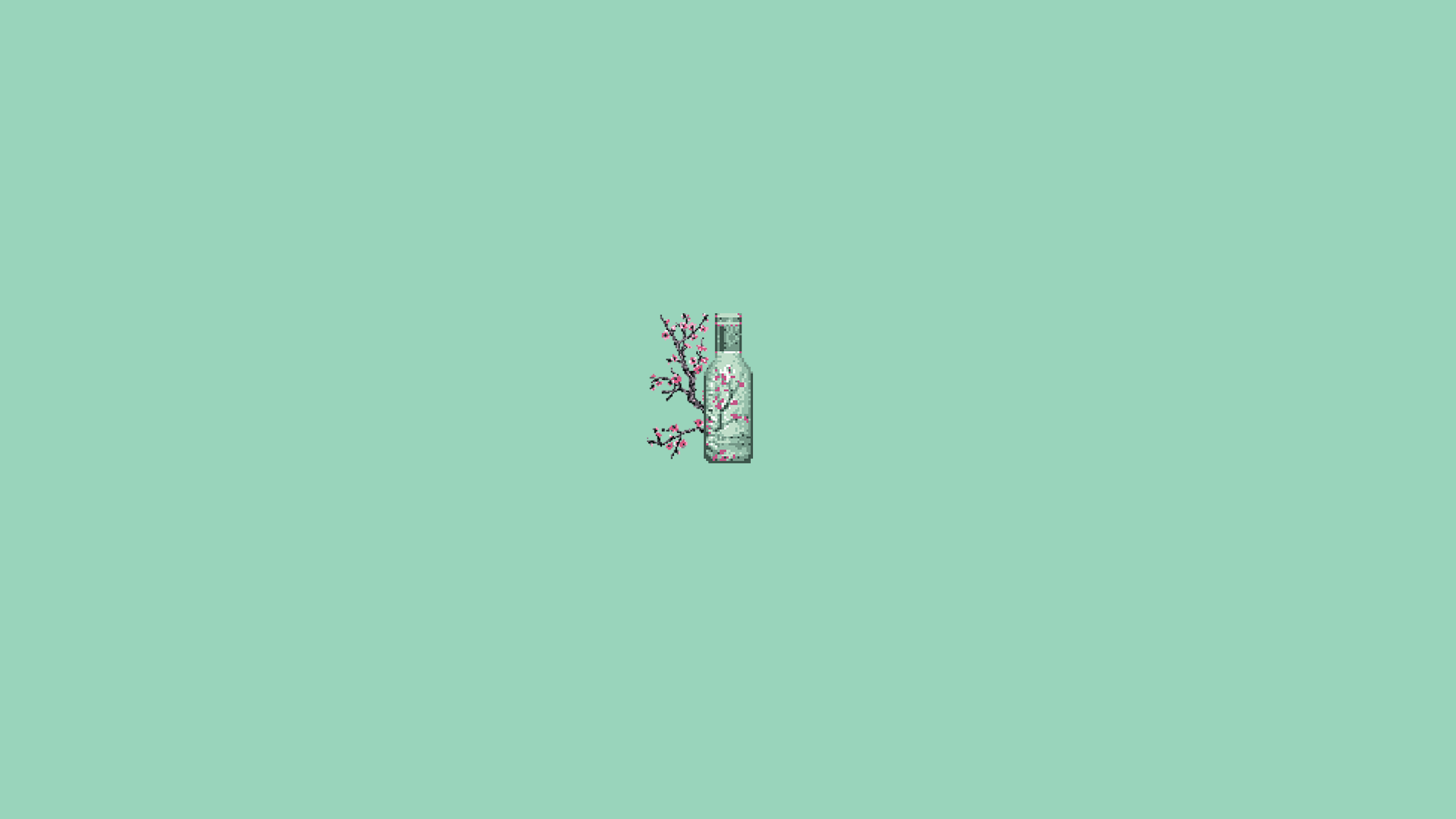 aesthetic mint green wallpaper