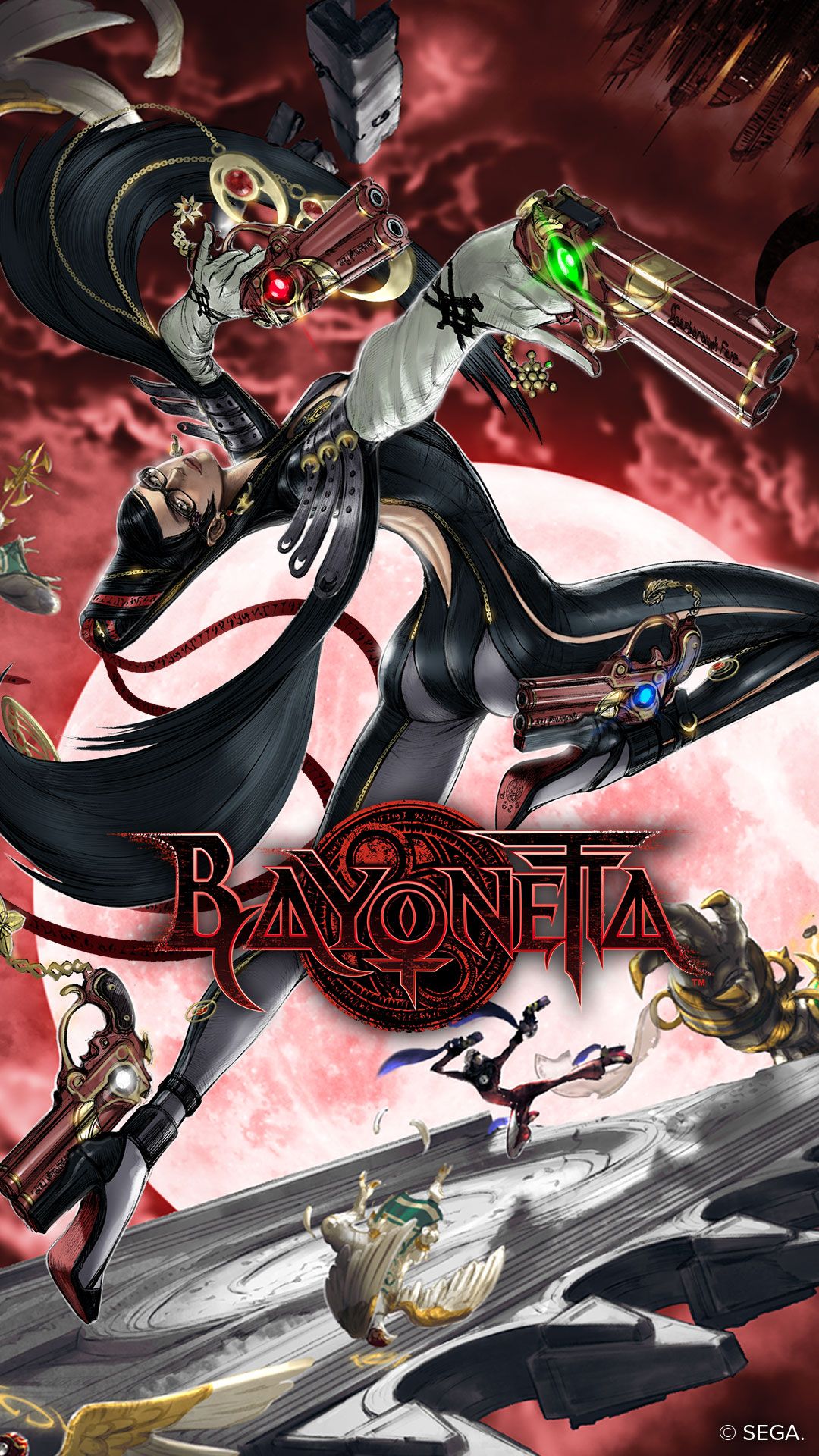 Bayonetta and Vanquish Mobile Wallpaper