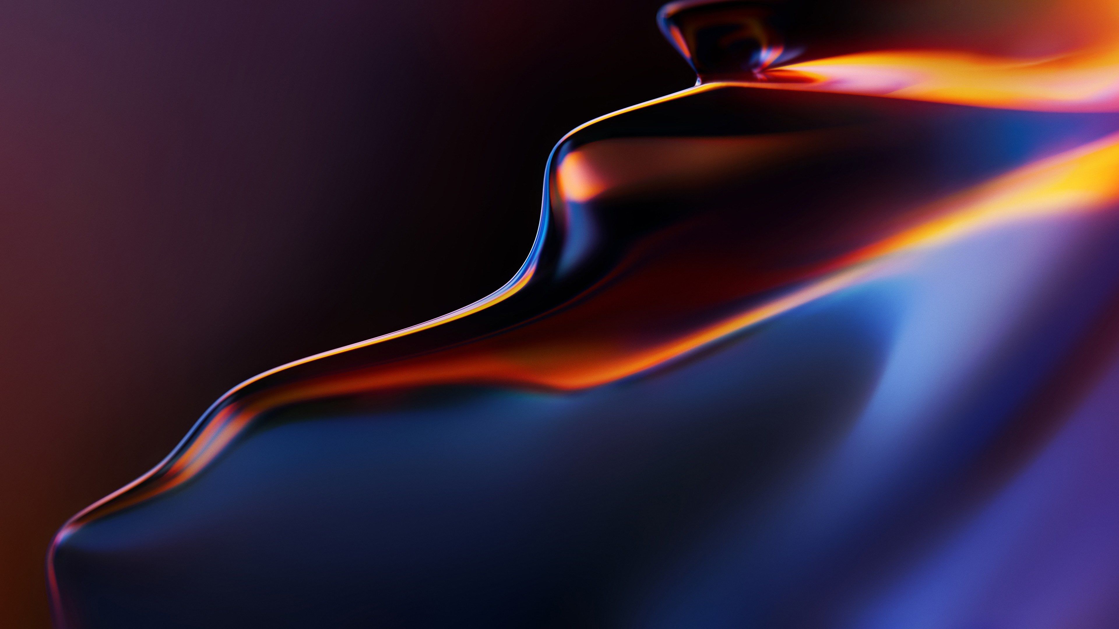 Download wallpaper: Abstract, flow, OnePlus 6T 3840x2160