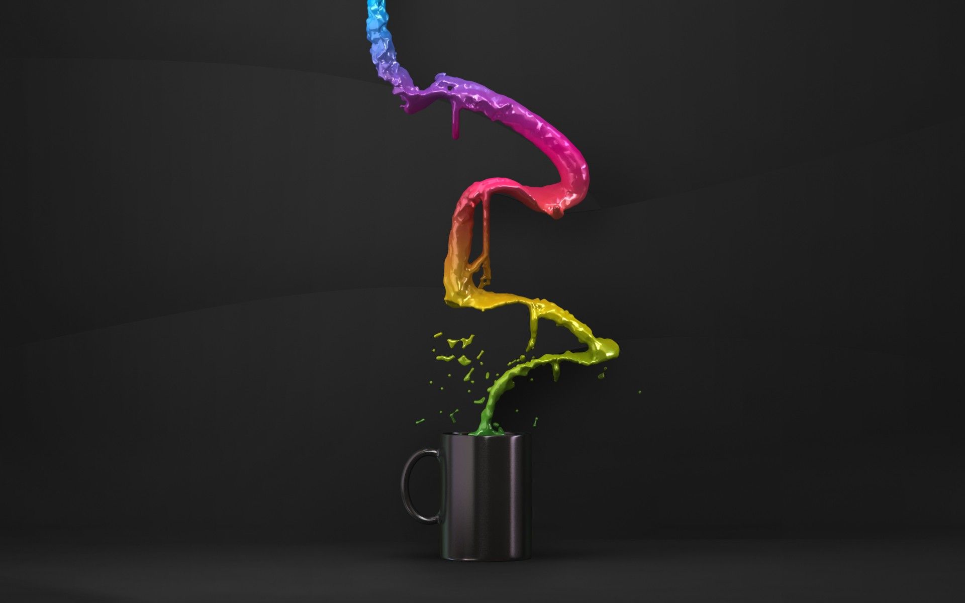 cups, Rainbows, Flow Wallpaper HD / Desktop and Mobile Background