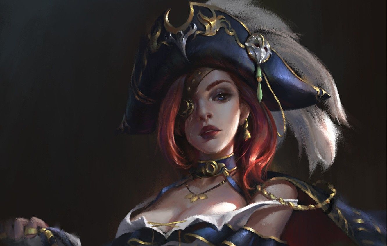 Free download Wallpaper look art League of Legends Miss Fortune