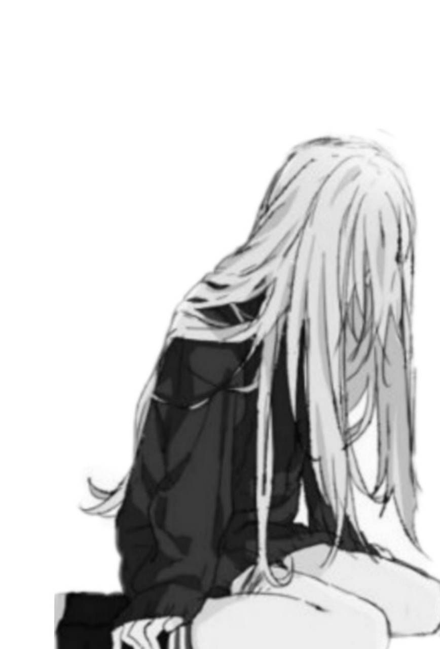 HD wallpaper anime girl gothic closeup depressed black hair  representation  Wallpaper Flare