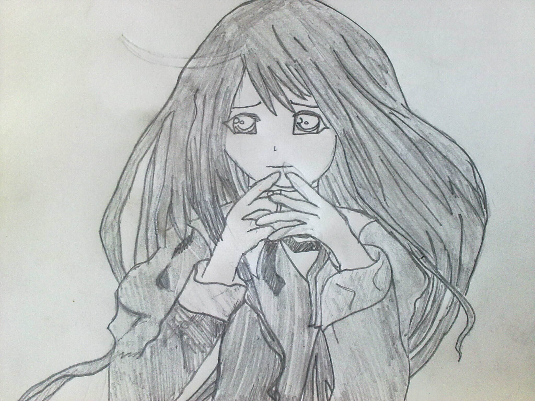 Sad Anime Girl Drawing. Explore collection