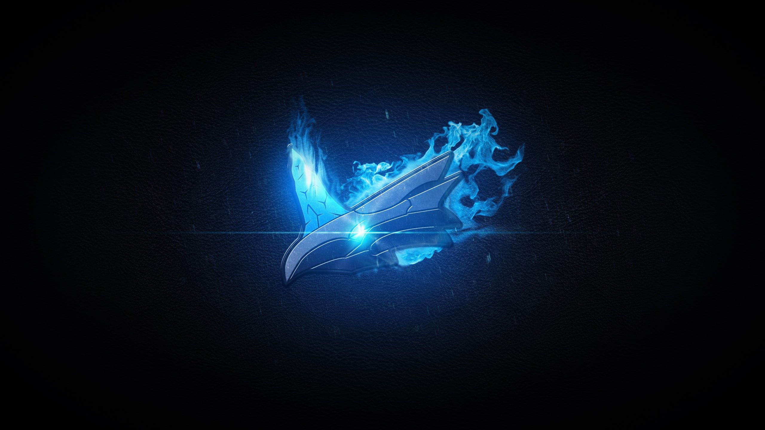 Blue and grey flame logo, Riot Games, League of Legends, Anivia HD