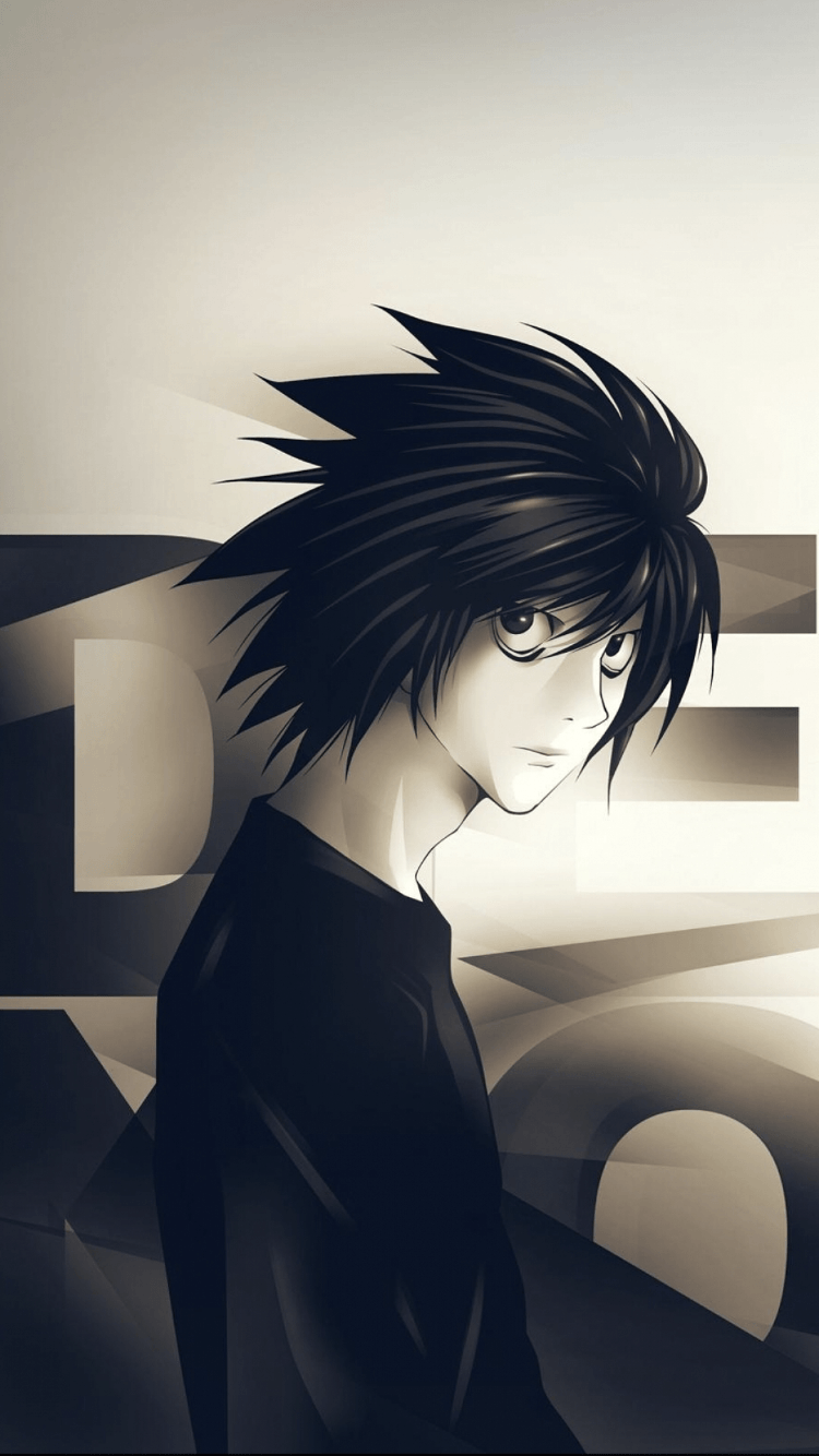 Death Note L Lawliet And Background - L From Death Note - PNG, L Ryuzaki HD  phone wallpaper