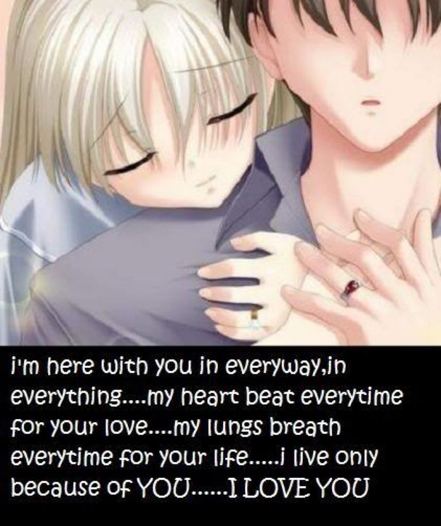 Best Anime Romantic Quotes Wallpapers Wallpaper Cave