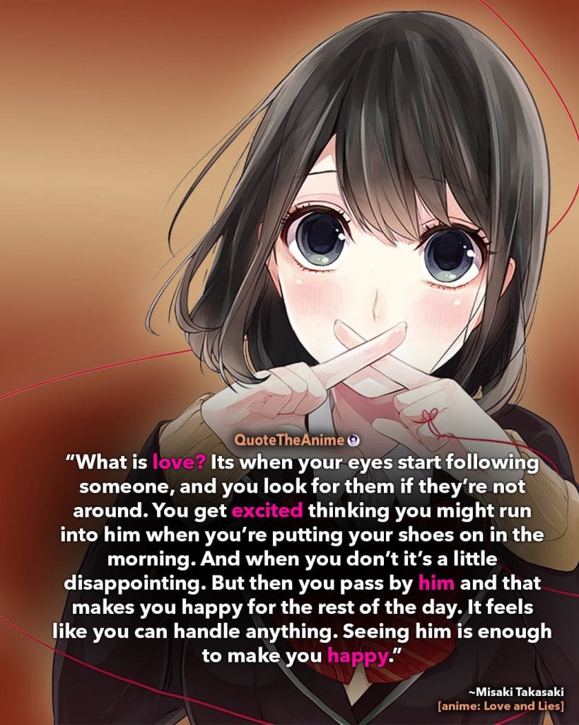 Best Anime Love Quotes. QuotesGram