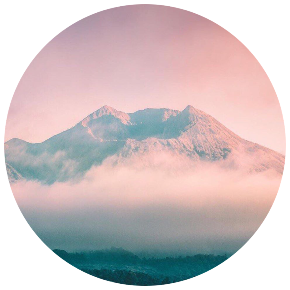 mountain #forest #pink #aesthetic #tumblr #iphone