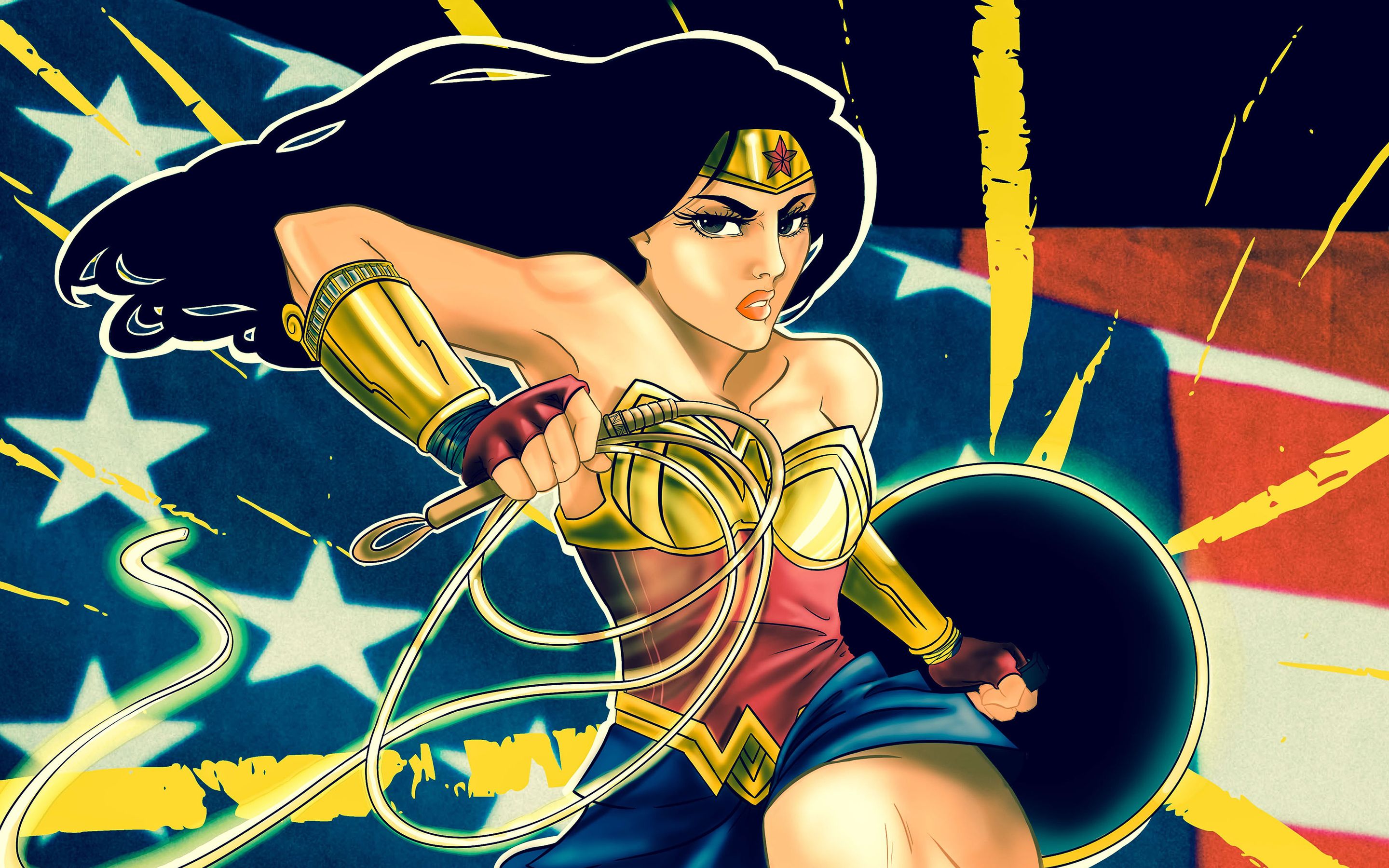 Wonder Woman Original Art Macbook Pro Retina HD 4k