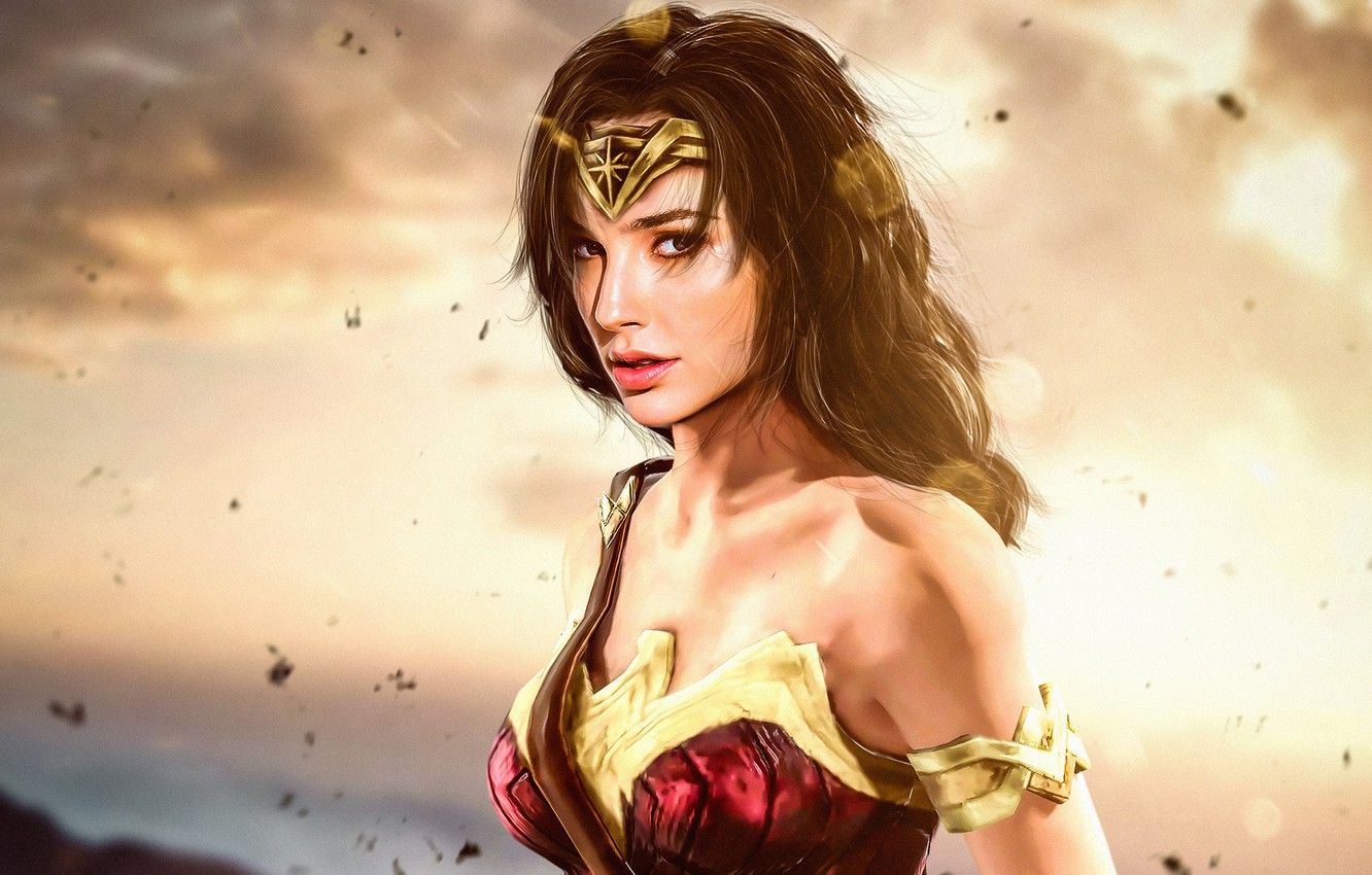 Wallpaper Gal Gadot, Wonder Woman, DC comics, Diana prince image