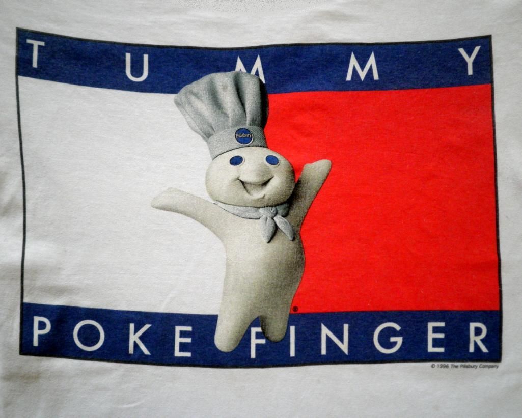 Tummy Pokefinger ; the Pillsbury Doughboy ; Poppin Fresh