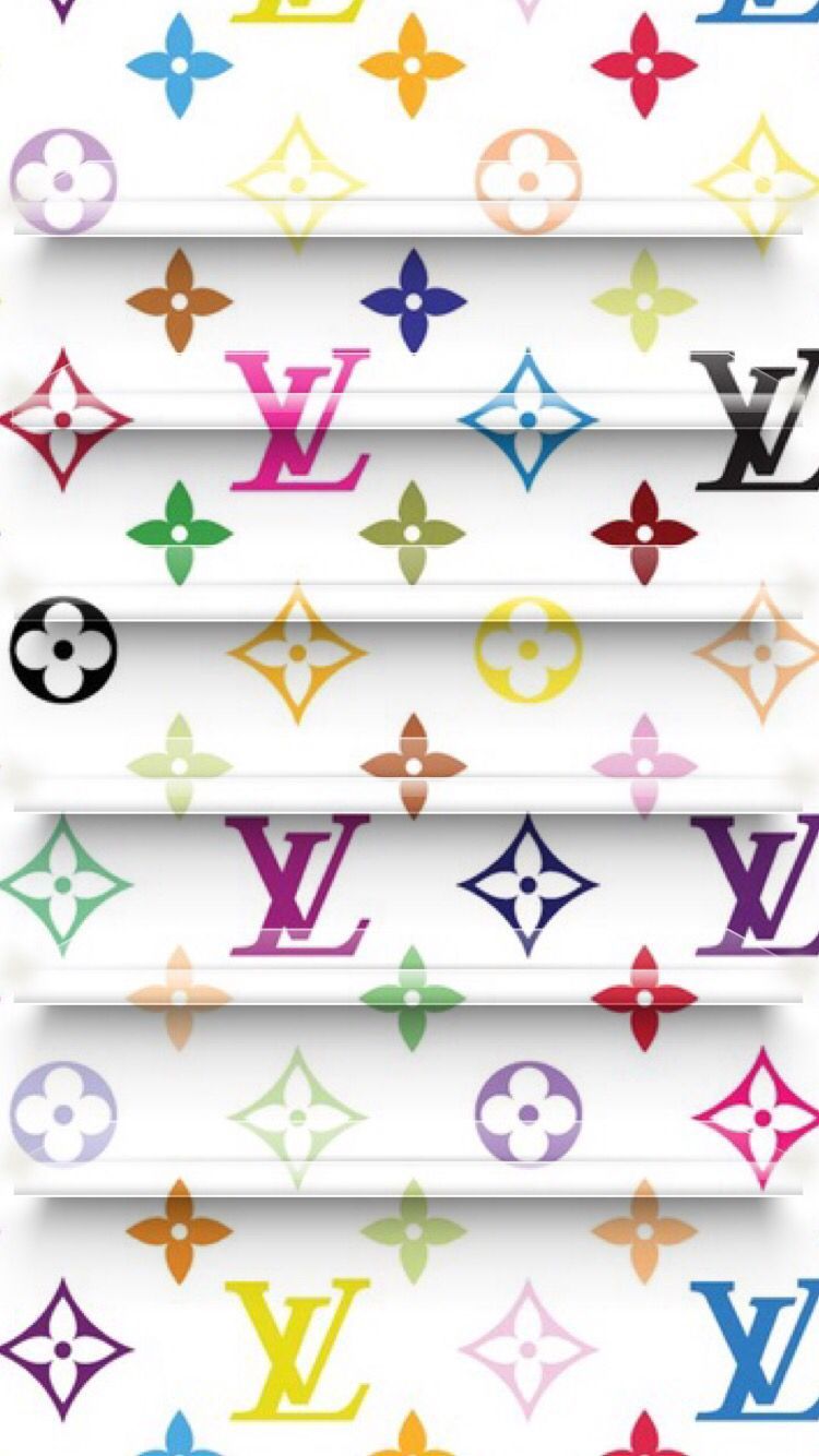 Lv multicolor wallpaper. Aesthetic iphone wallpaper, Free iphone