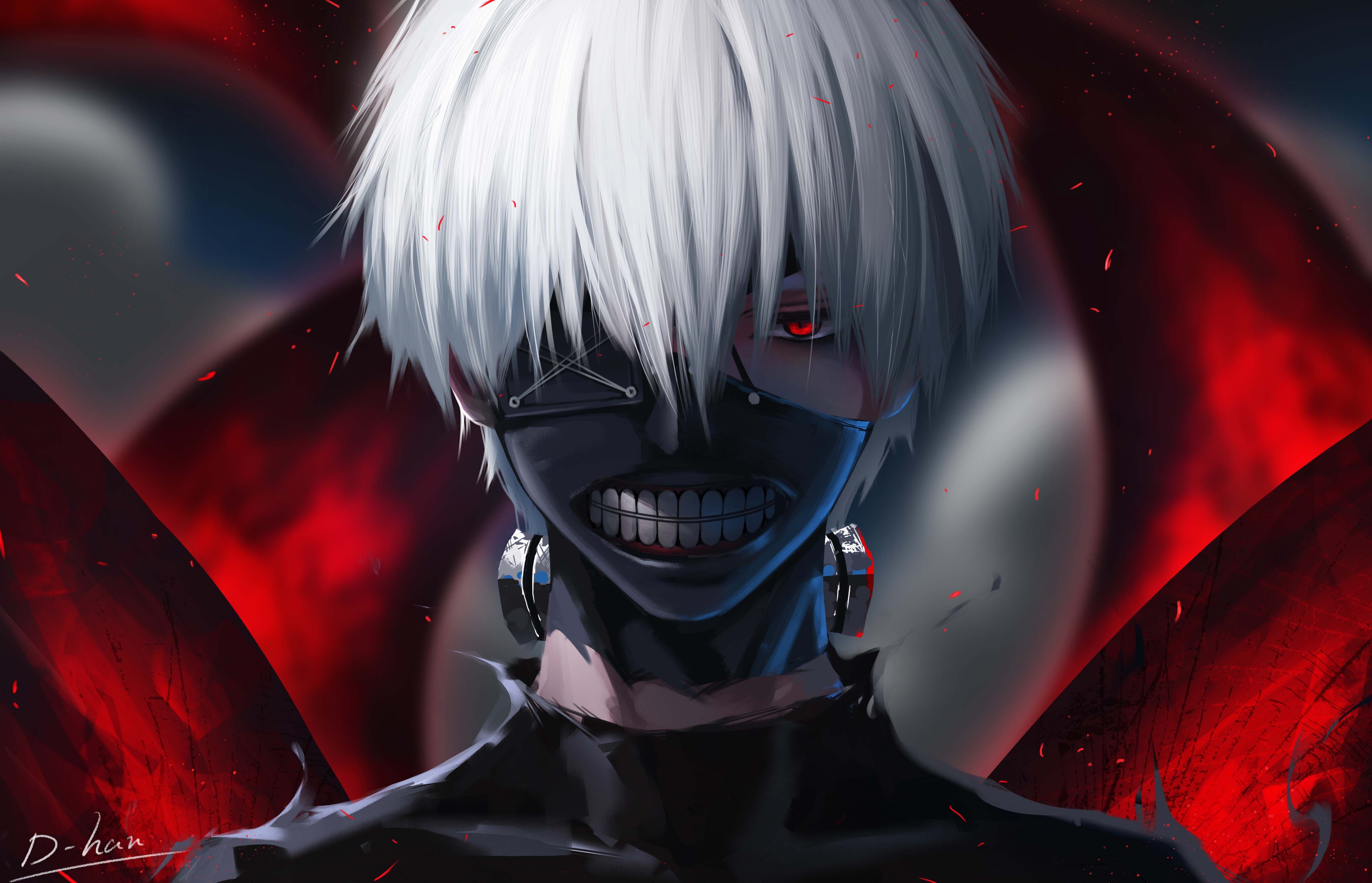 Wallpaper Tokyo Ghoul, 4K, Creative Graphics,. Wallpaper